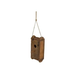 Best Fuglehus Murstensform Naturligt genbrugstræ 30x15x12cm Til Fugle & Småvildt