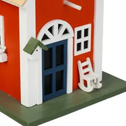 New Fuglehus, 25x18,5x18,5 cm, Rød Til Fugle & Småvildt