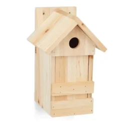 Clearance Fuglekasse, Træ, 25x16x14 cm, Natur Til Fugle & Småvildt