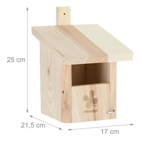 Til Fugle & Småvildt^Fuglekasse, 25x17x21.5 cm, Natur
