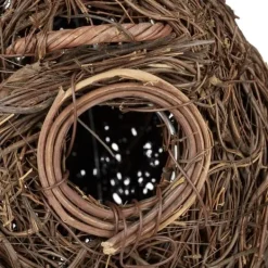 Til Fugle & Småvildt^Fuglerede, Strå, 30x16x16 cm, Naturlig