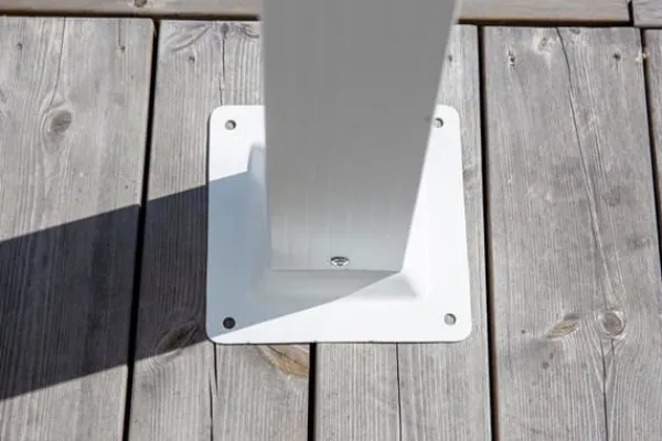 Clearance FURNLUX UDENDØRS PERGOLA LAZIO HVID 395CM Buer, Spalier, Lysthuse Uden Tag