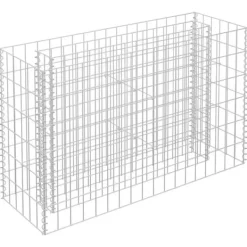 Discount Gabion-højbed i galvaniseret stål - Plantekasse | Størrelse: 90x30x60 cm Plantningsbænke