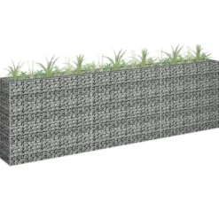 Discount Gabion-højbed 270x30x90 cm galvaniseret stål - Gabion-højbed - Gabion-højbede - Home & Living Krukker & Plantebeholdere