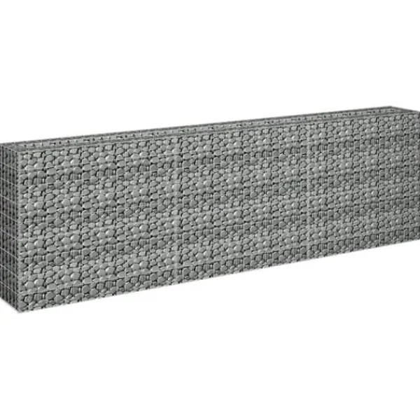 Discount Gabion-højbed 270x30x90 cm galvaniseret stål - Gabion-højbed - Gabion-højbede - Home & Living Krukker & Plantebeholdere