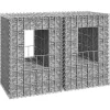 Havekurve^Gabionkurve 2 stk. - Stabil haveudsmykning i jern | Størrelse: 40x40x60 cm