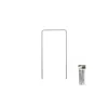 Haveduge^Galvaniseret metalstift i form af "U" bredde 7cm / højde 20cm