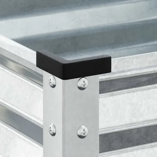 Discount Galvaniseret plantekasse til haven - Vejrbestandig stål | Størrelse: 100x45x90 cm Krukker & Plantebeholdere