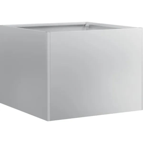 Hot Galvaniseret plantekasse 40x40x30 cm - Holdbar og stilfuld til haven | Størrelse: 40x40x30 cm Krukkeplanter Indendørs
