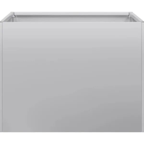 Hot Galvaniseret plantekasse 40x40x30 cm - Holdbar og stilfuld til haven | Størrelse: 40x40x30 cm Krukkeplanter Indendørs