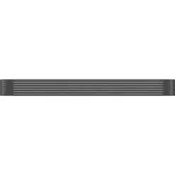 Plantningsbænke^Galvaniseret stål plantekasse 396x100x36 cm | Farve: Antracitgrå