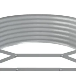 Plantningsbænke^Galvaniseret stål plantekasse 396x100x36 cm | Farve: Antracitgrå