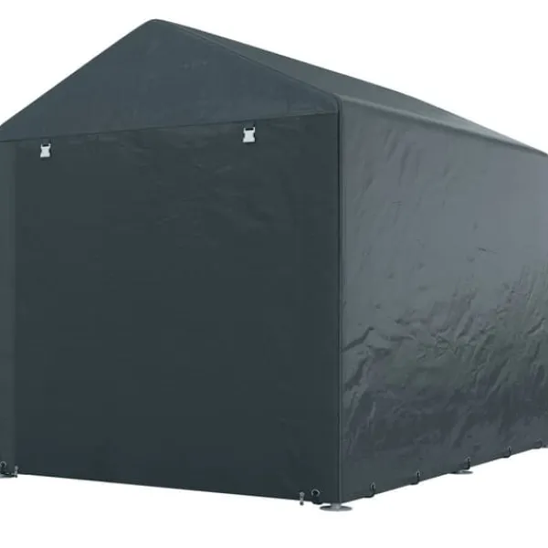 Skure, Garager & Carports^Garage telt, 160x218x172 cm, mørkegrå