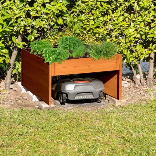 Clearance Garage til robotplæneklipper, 52,5x79x74 cm Skure, Garager & Carports