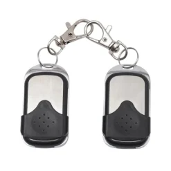 Hot Garageport/indkørselsport fjernbetjening - Håndholdt sender - 2-pak - 433 MHz - EV-1527 fast kode - ABS + aluminium - Sort Skure, Garager & Carports