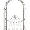 Buer, Spalier, Lysthuse Uden Tag^Garden Arch med Gate - Rose Arch - Iron Construction, Langs varig robust