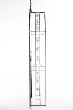 Buer, Spalier, Lysthuse Uden Tag^Garden Arch med Gate - Rose Arch - Iron Construction, Langs varig robust