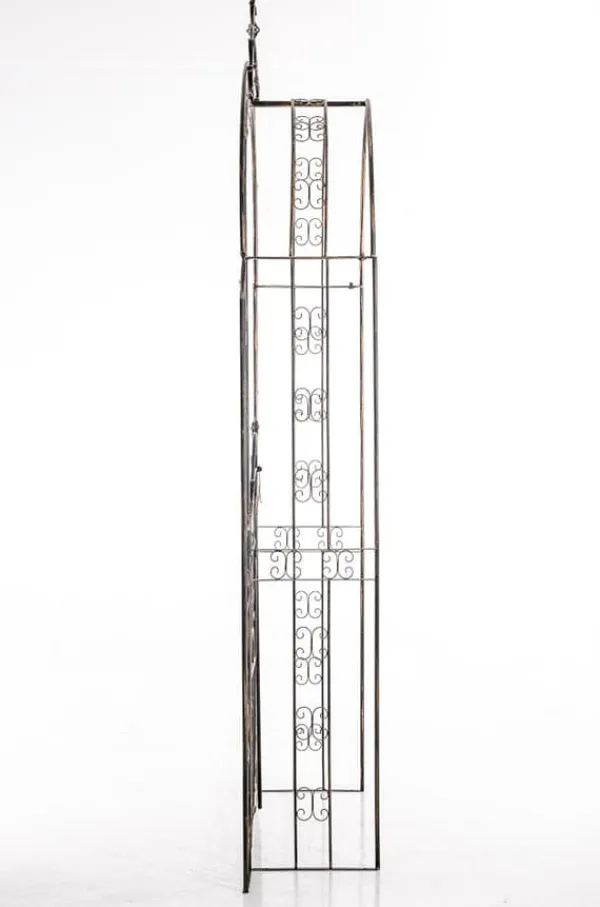 Buer, Spalier, Lysthuse Uden Tag^Garden Arch med Gate - Rose Arch - Iron Construction, Langs varig robust