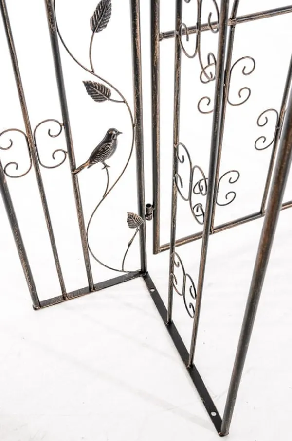 Buer, Spalier, Lysthuse Uden Tag^Garden Arch med Gate - Rose Arch - Iron Construction, Langs varig robust