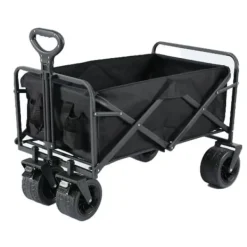 Hot Garden Cart Home ESPRIT Polyester Metal 83,5 x 58 x 56 cm Havekurve