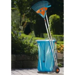Gardena Havekurve^Mobil Havevogn - Metalramme - Justerbar Taskehøjde - Maks. 70 kg - Blå