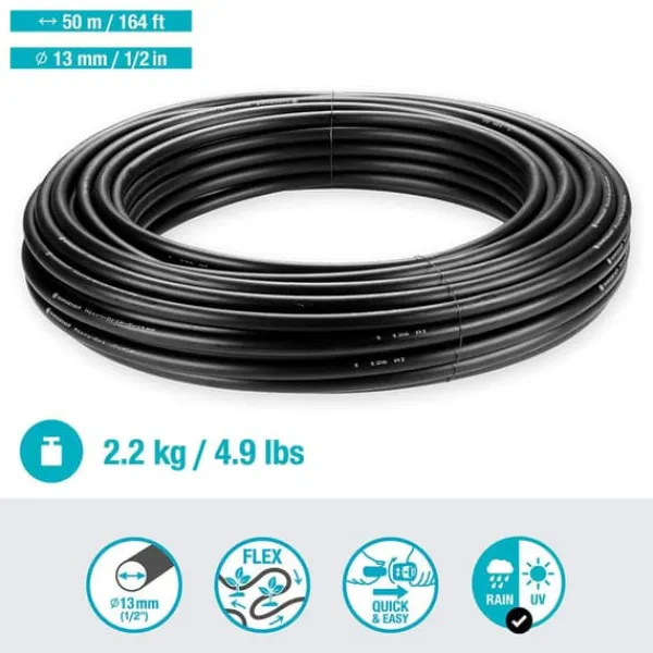 Rundt Slangekabel Flex 13 Mm 50 M Vanding