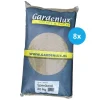 Gardenlux Legesand - Sandkasse Sand - Sand til Sandkasse - Certificeret - Værdipakke 8 x 20 kg Jord & Sand