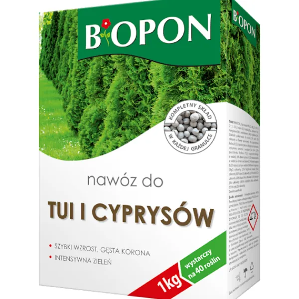 Sale gødning til thuja og cypern, granulat, 1 kg Gødningsmidler