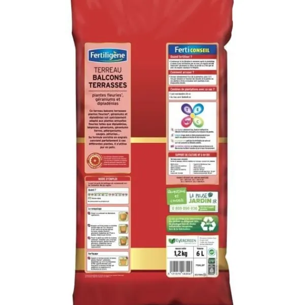 Clearance GØDSNING - Altan- og terrassejord 6L Jord & Sand
