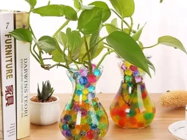 Vanding^Gelkugler farvet vand til blomster hydrogel jord 50000 stk Hydrogel