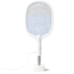 Fluesmækkere^Genopladelige Insect Killer Ketcher med UV Light 2 i 1 Elecfly InnovaGoods
