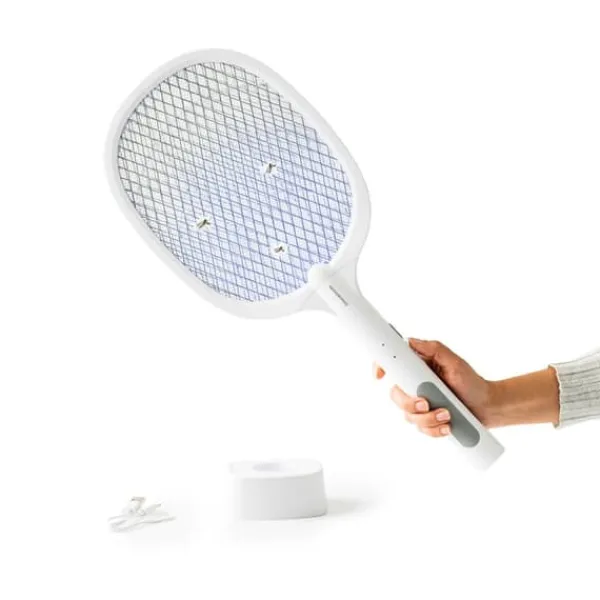 Fluesmækkere^Genopladelige Insect Killer Ketcher med UV Light 2 i 1 Elecfly InnovaGoods