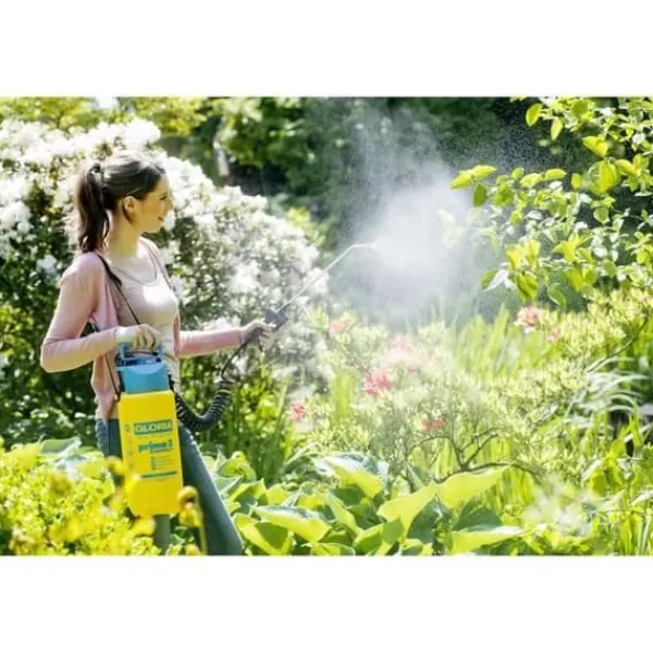 New GLORIA - Prima 5 Comfort - 5L tryckspruta med lans och mässingsmunstycke och 2m50 spiralslang Haveværktøj