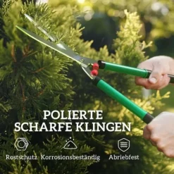 Haveværktøj^Grenklippersæt, 2 dele: 40 cm non-stick grenklipper og 51 cm hækksaks til hække og grene