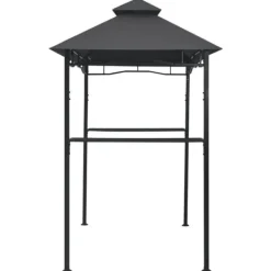 Discount Grillpavillon 240x150x255 cm stål antracitgrå - Grillpavillon - Grillpavilloner - Home & Living Telte & Lysthuse