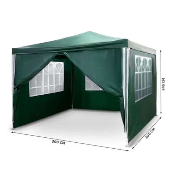 Telte & Lysthuse^Grøn havepavillon 3x3m 4935