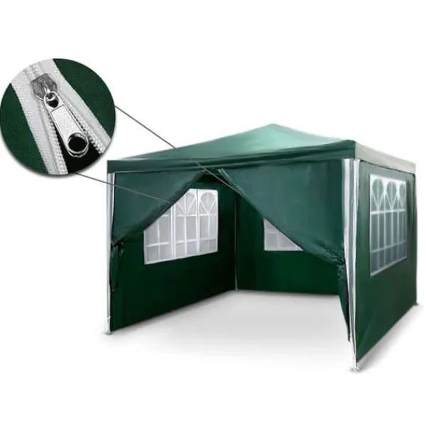 Telte & Lysthuse^Grøn havepavillon 3x3m 4935