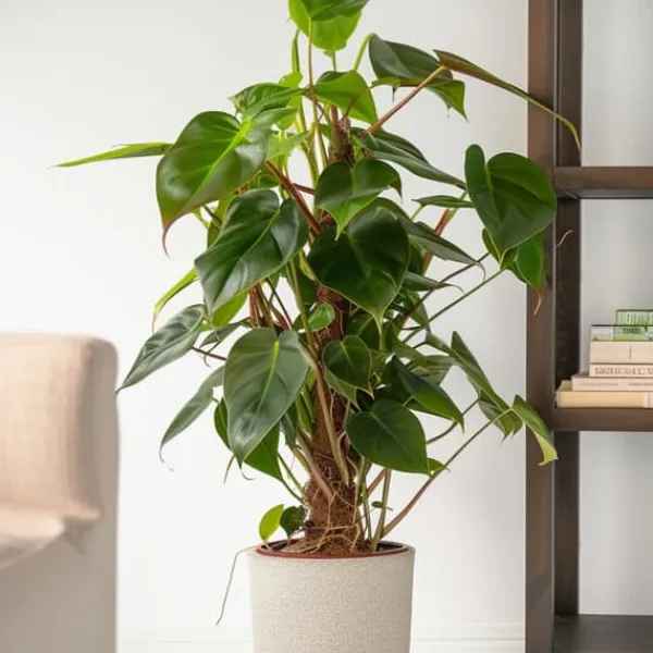 Grøn stueplante - Philodendron 'Red Emerald' - Højde 70-80 cm - Potte 19 cm Krukkeplanter Indendørs
