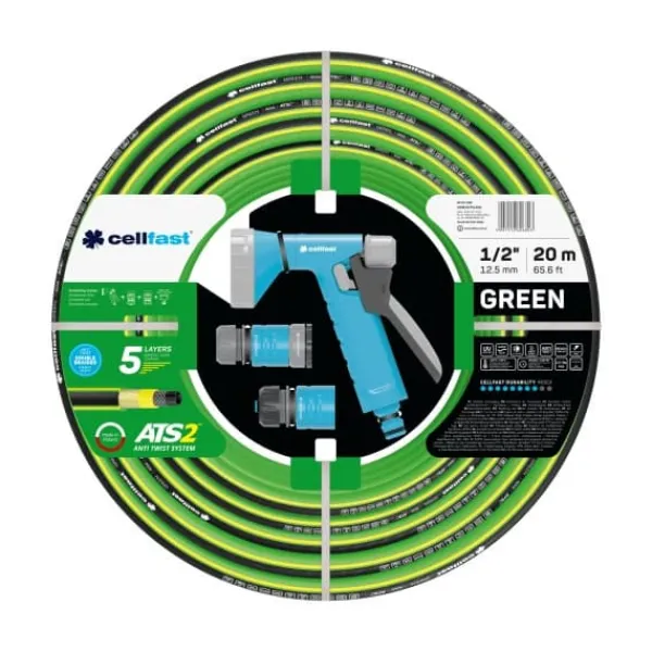 Clearance GRØNT 1/2'' 20M ENERGO SPRINKLERSÆT - C 15-108 Vanding