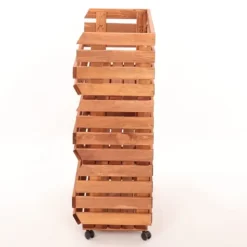 Plantestativer^Grøntsagskasser på hjul RAWA /bredde 57cm - Brune