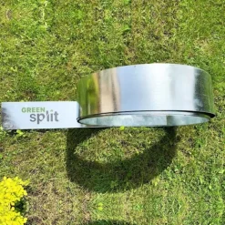 Kit Til Plante- & Urtedyrkning^Græskant, Græskanter, Græsplæne kant, Bedkant, Plænekant, Havekant, Rabatkant metal alu/zink 20 cm x 10 meter, Længde gs:10 m, Bred:15 cm