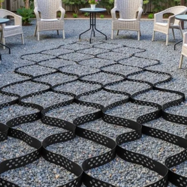 Haveduge^Grusgitter, 1000x300 cm, 5 cm dybde, Permeabel jordstabilisering
