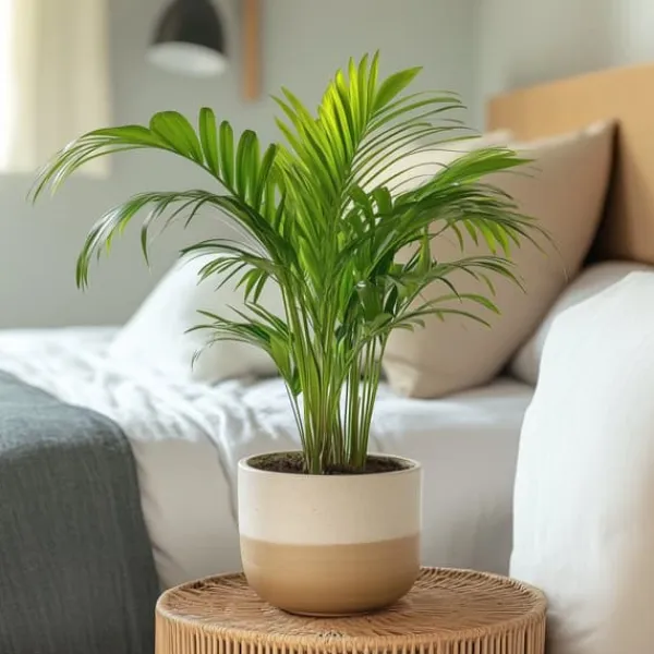 Krukkeplanter Indendørs^Guldpalme - Sæt med 2 - Dypsis lutescens - Højde 30-45cm - ⌀12cm