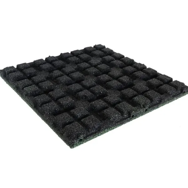 Havedekorationer^Gummiflise 45mm - 50x50 cm - Grøn