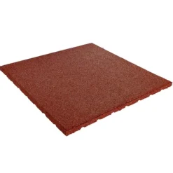 Best Gummiflise 20mm - 50x50 cm - Rød Havedekorationer