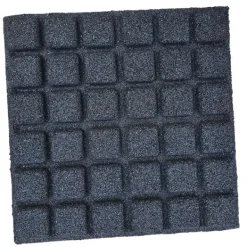 Havedekorationer^Gummiflise 45mm Blå - 50x50cm - hulmontering