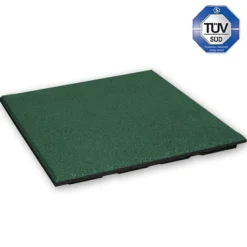 Havedekorationer^Gummifliser 30 mm - 1 m2 (4 fliser à 50 x 50 cm) - Grøn