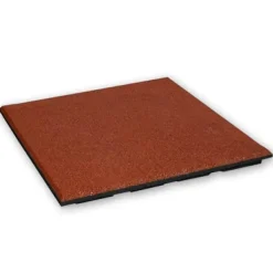 Havedekorationer^Gummifliser 30 mm - 1 m2 (4 fliser à 50 x 50 cm) - Rød