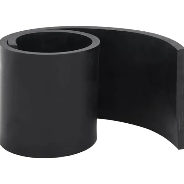 Snerydning^Gummikant til sneplov - Holdbar snerydning | Farve: Sort | Størrelse: 100x15x1 cm