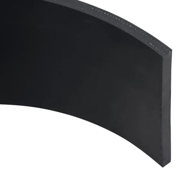 Snerydning^Gummikant til sneplov - Holdbar snerydning | Farve: Sort | Størrelse: 100x15x1 cm